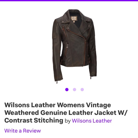Wilson’s Leather Vintage Genuine Leather Jacket - Picture 2 of 10